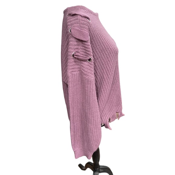 LUV NYC Purple‎ Sweater Size XL - Picture 2 of 7